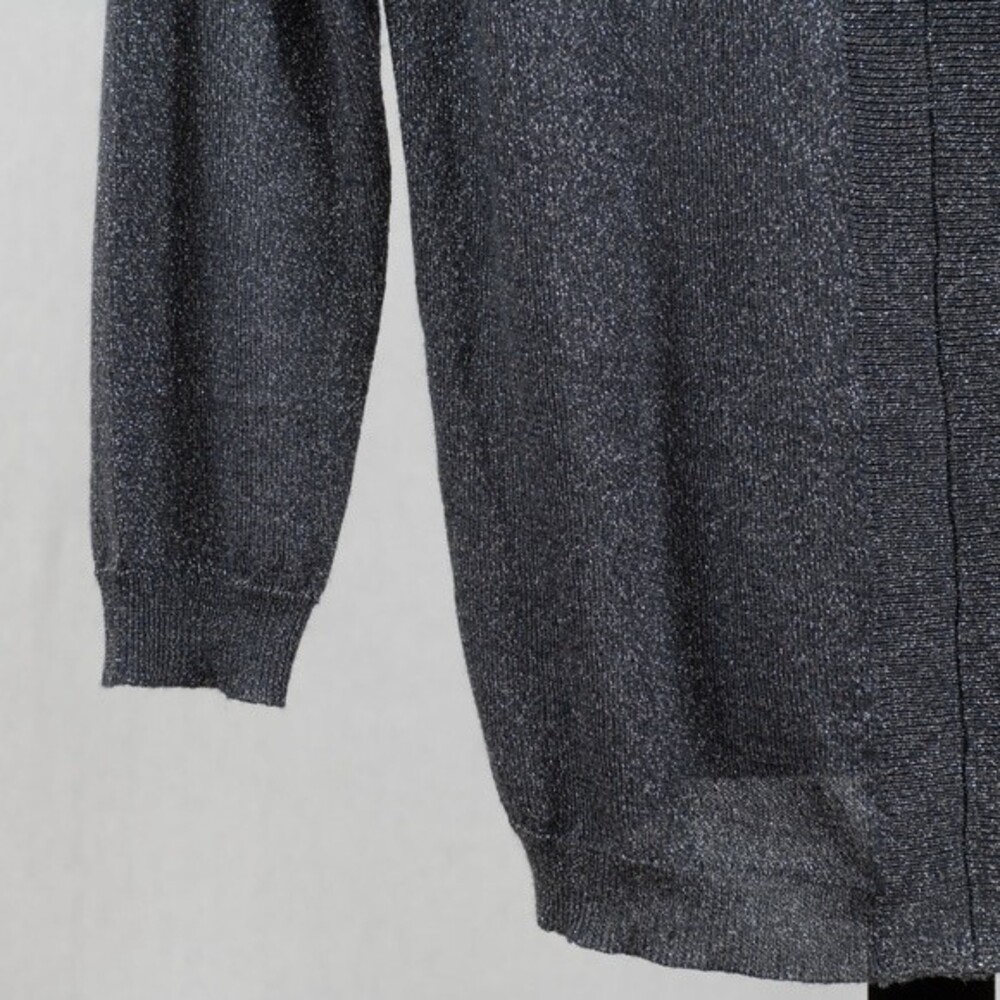 H By Halston shimmer long sleeve top size S - Picture 5 of 9